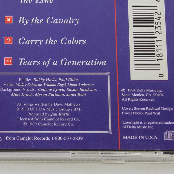 Dave Mathews Shades of Blue and Grey CD 1994 Camelot Records Pre-Owned