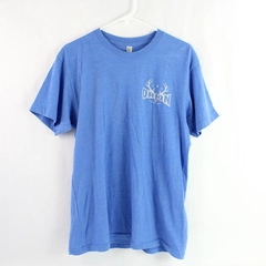 American Apparel 50/50 Blue Graphic T-Shirt Orion Coolers Size M