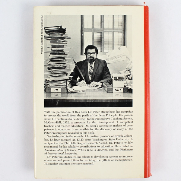 The Peter Prescription by Dr. Laurence J. Peter 1972 William Morrow & Co. HC DJ