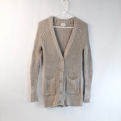 American Eagle AEO Women's Pink Open Front Sweater Cardigan Sz S Knit Crochet