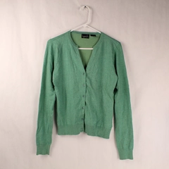 Kersh Mint Green Button Front Cardigan Women's 1X Plus Pre-Owned