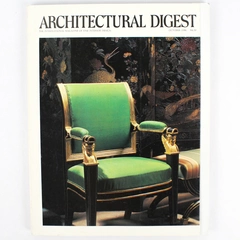 Vintage Architectural Digest Magazine October 1986