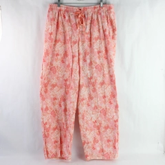 Fashion Bug Sleepwear PJ Bottoms Lounge Pants Women's Size 1X Pink White