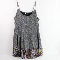 BP. Nordstrom Short Floral Patterned Black Dress Women's Size XL