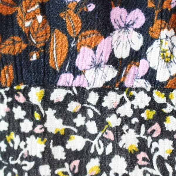 BP. Nordstrom Short Floral Patterned Black Dress Women's Size XL