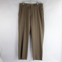 Izod Men's Straight Leg Brown Dress Pants Slacks Size 36 x 32