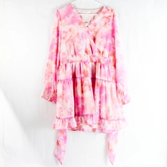 Japna Knee-Length Pink Blouson Dress Women's Size XL