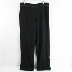 Sag Harbor Stretchy Elastic Waist Black Dress Pants Women's Size 16