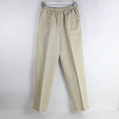 Blair Beige Elastic Waist Slash Pockets Pull On Pants Women's Size Small Petite