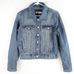 LolaLiza Blue Cotton Blend Denim Jacket Women's Size Large