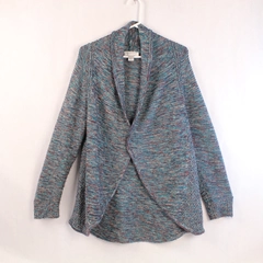 Christopher & Banks Open Front Cardigan Sweater Women's M Blue Purple