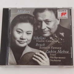 Sibelius Bruch Midori Zubin Mehta Israel Philharmonic Orchestra CD 1994 Sony 