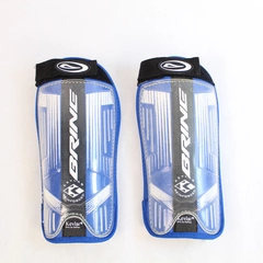 Brine Adult Kevlar Soccer Shin Guards Lot of 2 Easy Fasten Blue Pre-Owned