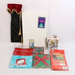 Lot of Christmas Gift Bags Wrap Box Bike Bag Tags Wine Bottle Bag Holiday