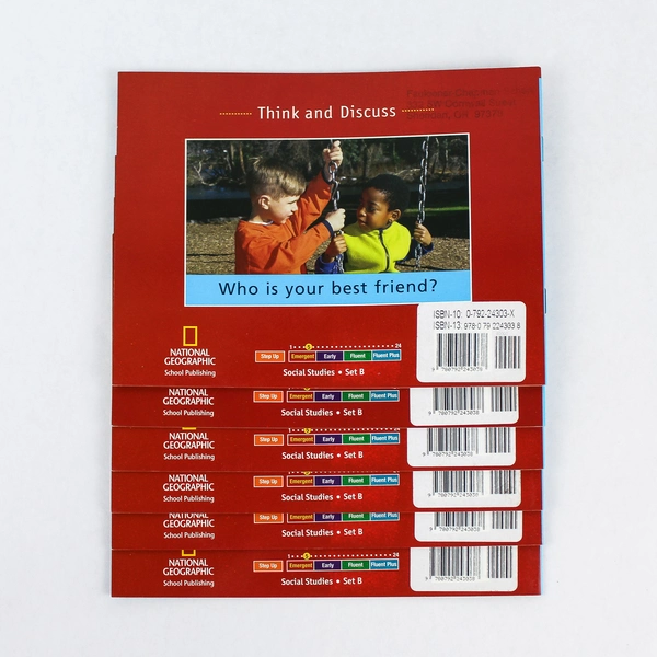 Lot Of 6 National Geographic Windows On Literacy Best Friends Marvin Buckley PB