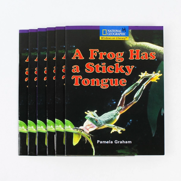 Lot Of 6 A Frog Has A Sticky Tongue by Pamela Graham National Geographic 2001 PB