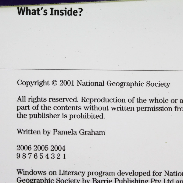 Lot Of 6 A Frog Has A Sticky Tongue by Pamela Graham National Geographic 2001 PB