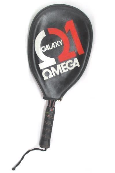 Vintage Omega 1 Galaxy Racquetball Racket & Zip Cover Red Black