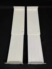 Lot of 2 Dream Drawer Adjustable Plastic Drawer Dividers White