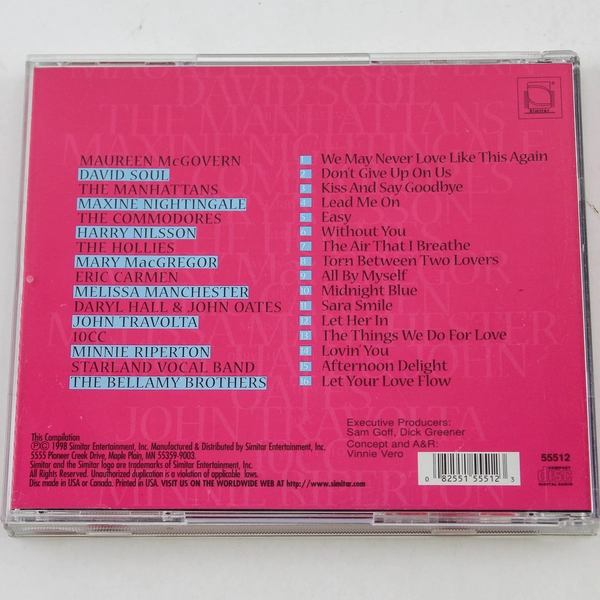 The Number One's Loving Feelings CD by Simitar Entertainment 1998