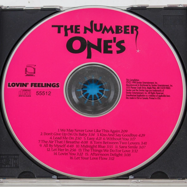 The Number One's Loving Feelings CD by Simitar Entertainment 1998