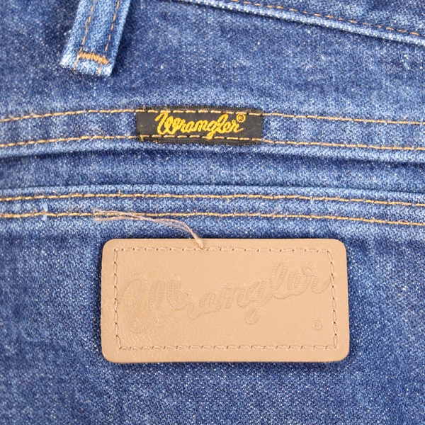 Vintage Wrangler Jeans 42x30 Blue 13MWZ Made in USA Cowboy Medium Wash