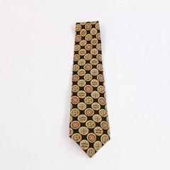 Vintage Efenzo Felini Roma Paris Handmade All Silk Men's Neck Tie 56" Long