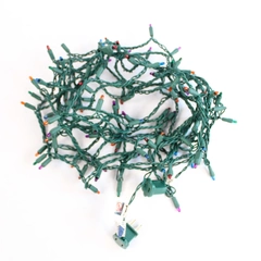 Multicolored Mini Christmas Lights 24 Ft Indoor Outdoor Tested Good Condition