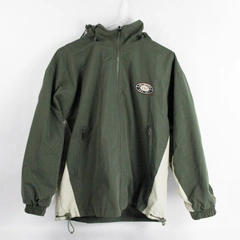 Yellowstone Green Full-Zip Reversible Jacket Women's Size M Removable Hood