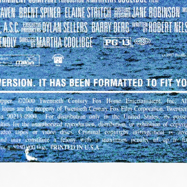 Out to Sea VHS Jack Lemmon Walter Matthau 2000 20th Century Fox