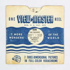 Vintage ViewMaster The Indians of Oaxaca Mexico World Wonders Reel 508