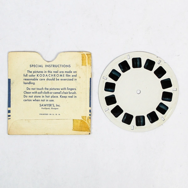 Vintage ViewMaster 306 Mount McKinley National Park Reel Good Condition