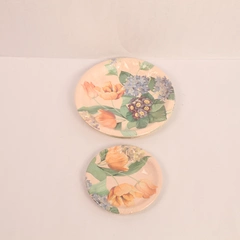Vintage Hallmark Paper Plates Lot of Big & Small Tulips Sealed New