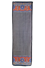 Scarf Wrap Shawl Black Blue Red White Stripes Paisley Floral 41"