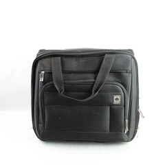 Delsey Medium Black Rolling Garment Bag Luggage 16" x 16.5" x 8.5"