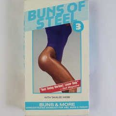 Buns of Steel VHS Tape 1991 Tamilee Webb Workout Video Good Condition