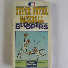 Super Duper Baseball Bloopers VHS 1989 MLB Sports Illustrated Video