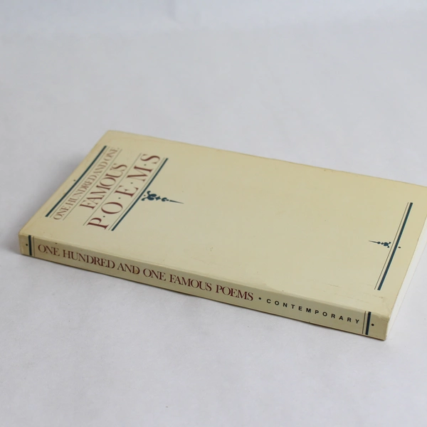 One Hundred And One Famous Poems 1958 Compilation Paperback