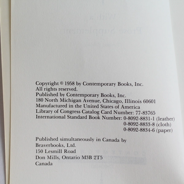 One Hundred And One Famous Poems 1958 Compilation Paperback
