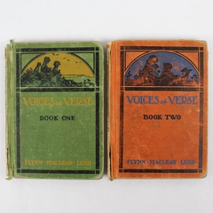 Voices of Verse Books One and Two Vintage Poems and Short Stories 1933