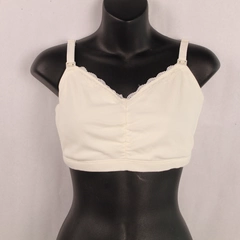Secret Treasures Maternity Bra XXL Cream Adjustable Straps Pre-owned