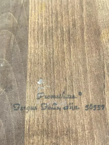1973 Harriet B McCormick Grandfathers Poem Plaque Wood Frame Decor