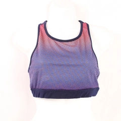 Gap Fit Sports Bra Purple Pink Navy Blue Women's Size M Racerback