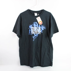 NWT Gildan Black Through The Decades Greek Week T-Shirt Adult Large