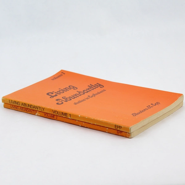 Living Abundantly Studies In Ephesians Vol 1 & 2 By Theodore H. Epp 1973 PB