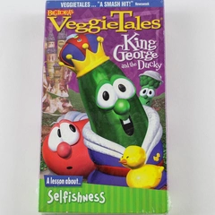 Veggie Tales King George and the Ducky VHS 2000 Lesson About Selfishness