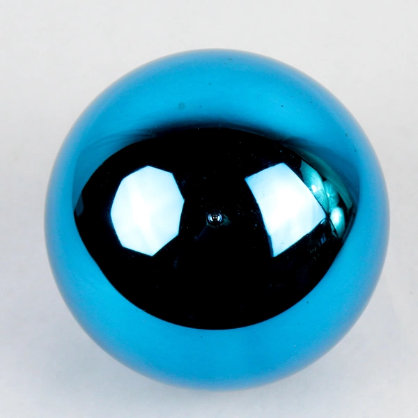 Vintage Igne-Glas Shiny Blue Old World Christmas Ball Ornament