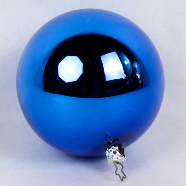 Vintage Igne-Glas Blue Old World Christmas Ball Ornament
