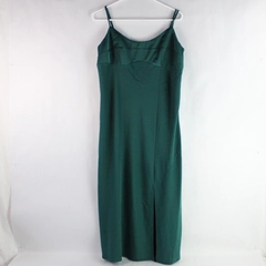 A New Day Green Empire Midi Slip Dress Women's Size Medium
