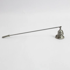 Vintage Rawcliffe 1998 Pewter Hummingbird Floral Design Candle Snuffer